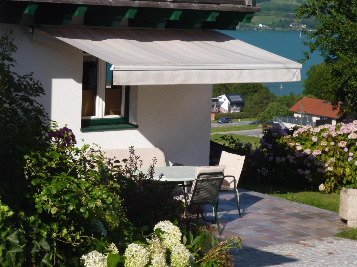 Ferienwohnung Schwarzindien Mondsee Ngoại thất bức ảnh